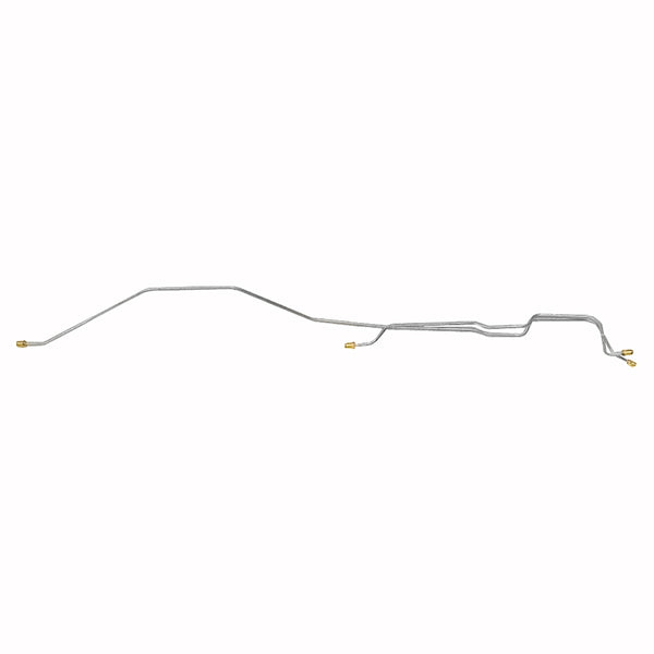 1956-62 Chevrolet Corvette Power/Manual Drum 3/16" Rear Axle Brake Lines 2pc, Stainless
