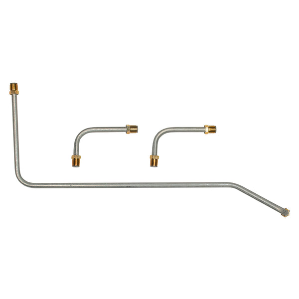 1957 Chevrolet Corvette 283cid 245 & 270HP Dual-Quad 5/16" Pump to Carb Lines 3pc, Stainless