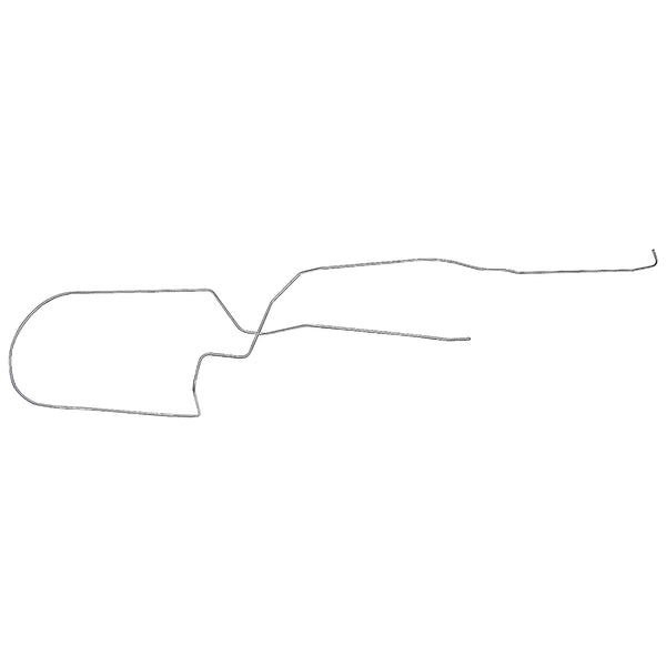 1974-77 Chevrolet Corvette 1/4" Fuel Return Line 1pc, Stainless