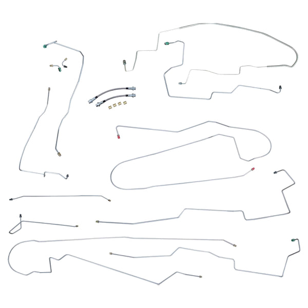 1999-04 Chrysler 300M LHS w/ Traction Control Complete Brake Line Kit 14pc, Stainless