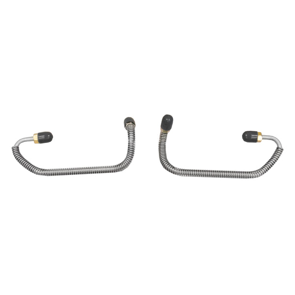 1967-70 Dodge A-Body Dart 3/16" Disc Caliper Lines 2pc, Stainless