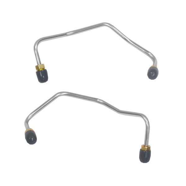 1967-72 Dodge A-Body Dart 3/16" Disc Caliper Crossover Tubes 2pc, Stainless