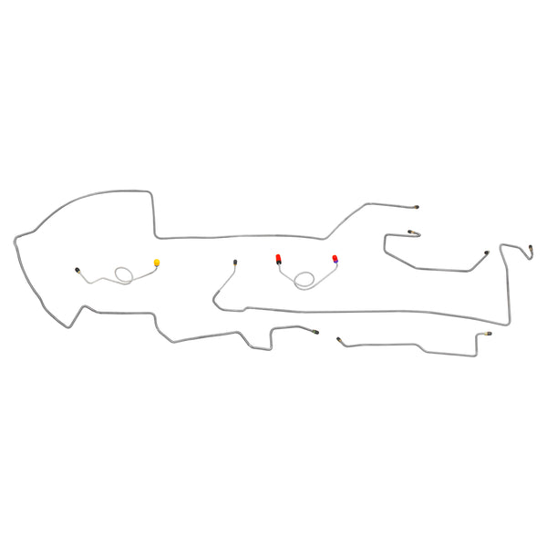 1974 Dodge Challenger Power Disc Brake Line Kit 7pc, Stainless