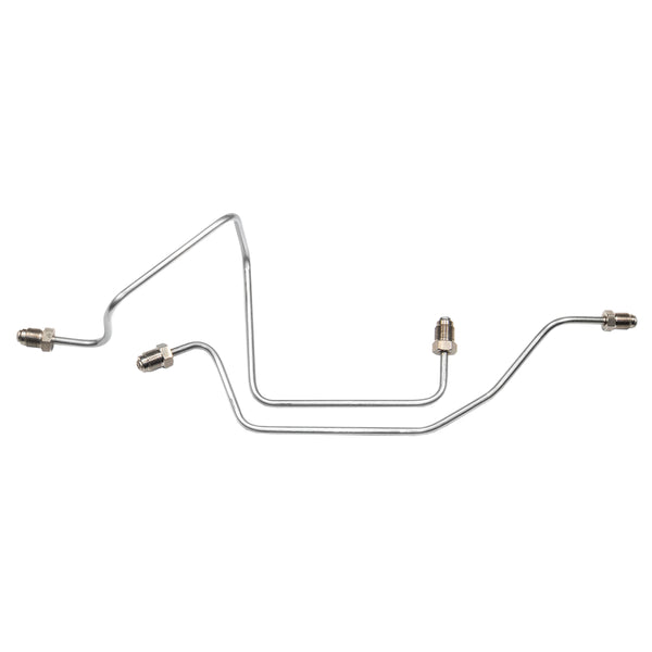 2002-04 Dodge Dakota 4WD Four-Wheel Disc Rear ABS Master Cylinder Brake Lines 2pc, Stainless