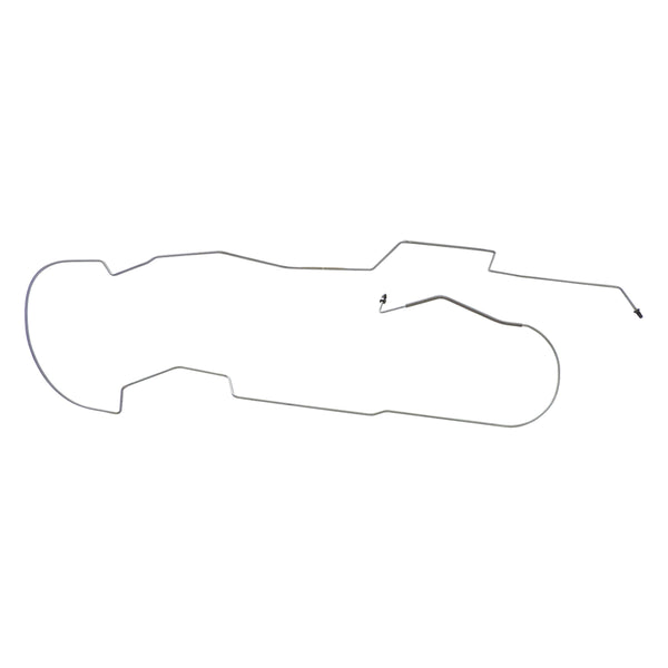 1997-02 Dodge Dakota 2WD Std. Cab Shortbed Front Disc/Rear Drum ABS 3/16" F to R Brake Line 1pc, Stainless