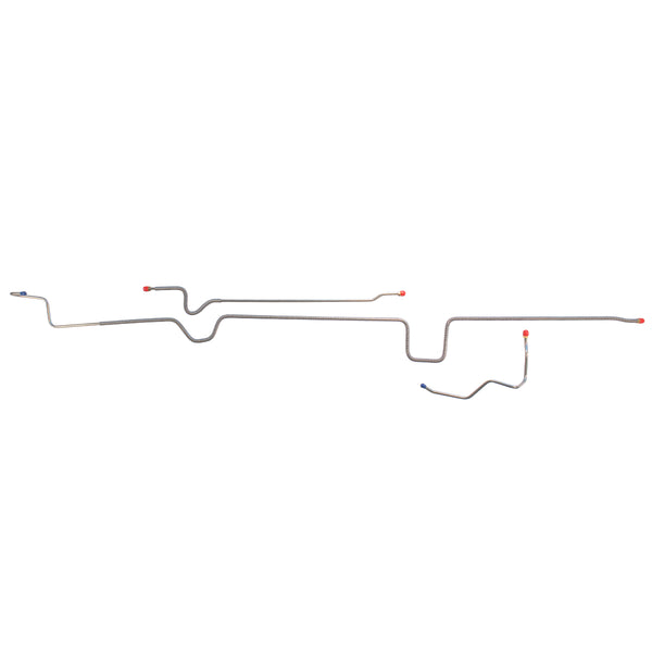 1978-79 Dodge Truck 4WD Std. Cab Longbed Tank to Pump Main Fuel Lines 3pc, Stainless