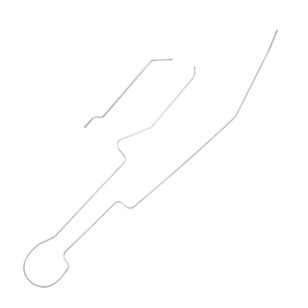 1980-89 Dodge Truck 2WD 1/2-Ton Std. Cab Shortbed Fuel Return Lines 2pc, Stainless