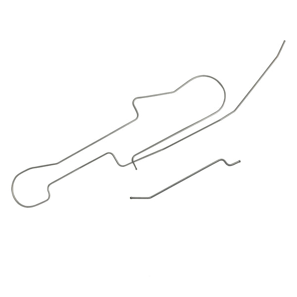 1980-89 Dodge Truck 4WD 1/2-Ton Std. Cab Longbed 1/4" Fuel Return Lines 2pc, Stainless