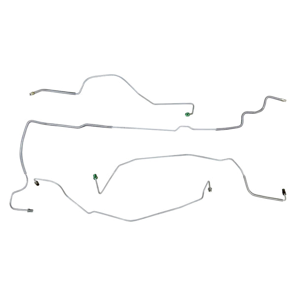 1996-00 Dodge Plymouth Grand Caravan Grand Voyager 119.3" WB Four-Wheel Disc w/ABS W/Load Valve Front Brake Line Kit 4pc. Stainless