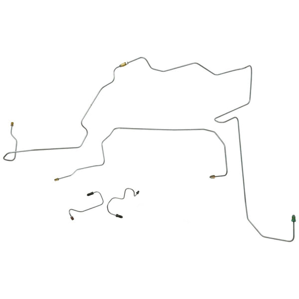 1998-01 Ford Explorer 4WD w/Four-Wheel ABS Power Disc Front Brake Line Kit 5pc, Stainless