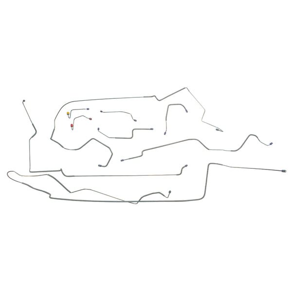 1978-83 Ford Fairmont Power Disc Brake Line Kit, Stainless