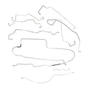 1999-05 Ford Excursion 2WD/4WD w/Four-Wheel ABS Brake Line Kit, 8pc, Stainless
