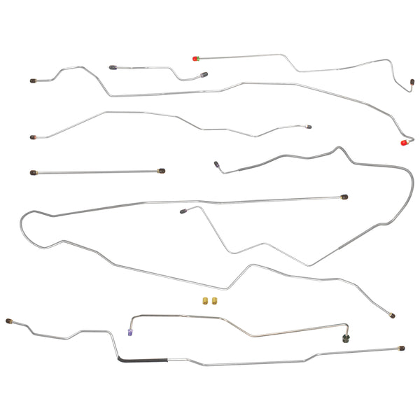 1999-03 Ford F250 F350 2wd & 4wd Ext Or Crew Cab Short Bed Rear ABS Complete Brake Line Kit 10pc Stainless