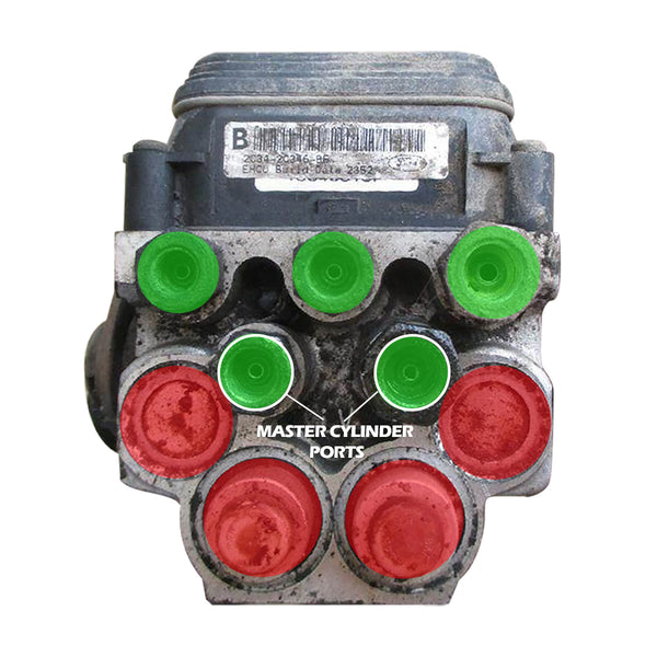 1999-03 Ford F250 F350 2wd or 4wd Single or Dual Rear Axle All Cabs All Beds Four-Wheel ABS Complete Brake Line Kit, 14pc, Stainless