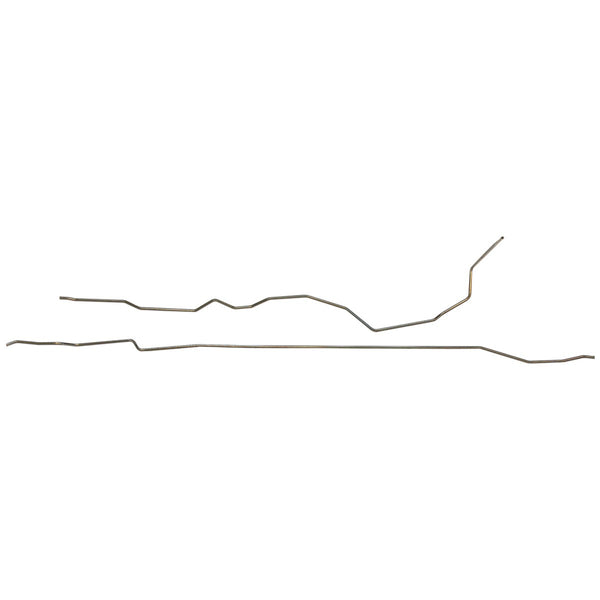 1973-75 Ford Truck F100 F150 2WD Longbed (Rear Tank) 3/8" Main Fuel Line 2pc Stainless