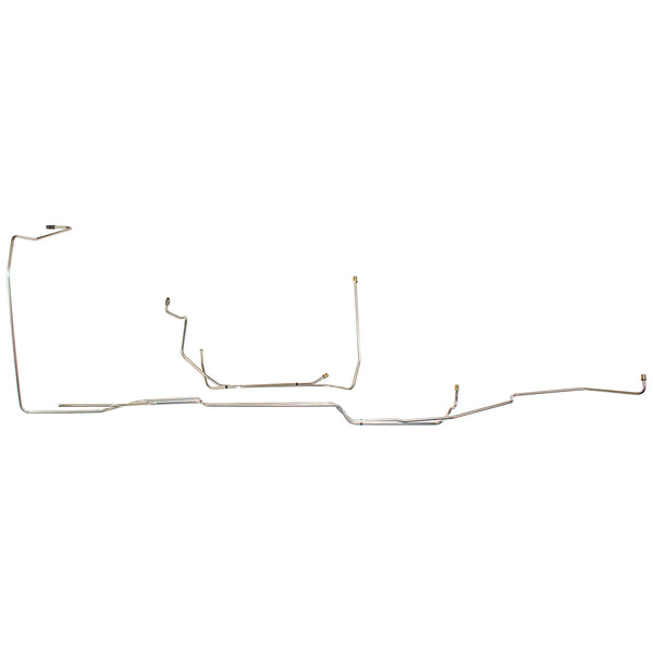 1994-97 Ford Truck 4WD E4OD 5/16" Trans Cooler Lines 4pc, Stainless