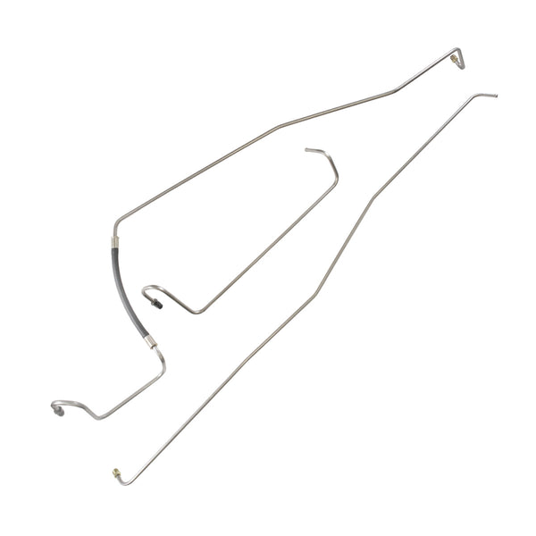 1999-04 Ford F250 F350 Excursion Transmission Cooler Lines 4pc, Stainless