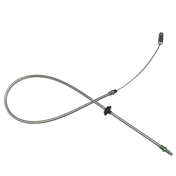 1967-74 Dodge Plymouth A-Body Front Parking Brake Cable Cars With An Intermediate Cable, Stainless