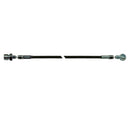13" Stainless Braided Hose With 3/8-24" Female To 7/16 Banjo