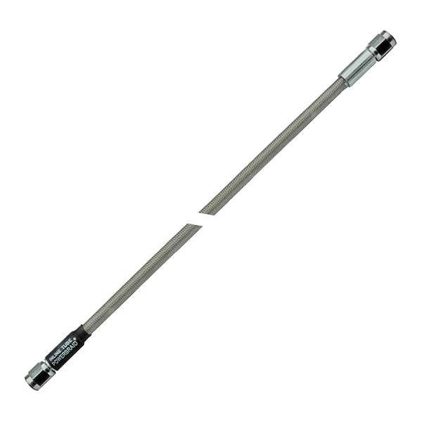 28" Stainless Braided Hose -3AN Female Both Ends, 1pc
