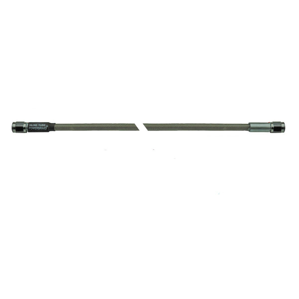 36" Stainless Braided Hose -3AN Female Both Ends, 1pc
