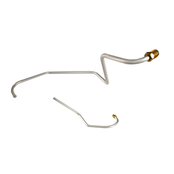 1973-80 International Scout V8 2bbl Holley Pump to Carb Lines 5/16" 2pc, Stainless