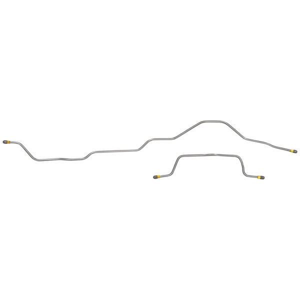 1995-01 Jeep Cherokee XJ 4WD 3/16" Rear Axle Brake Lines 2pc, Stainless