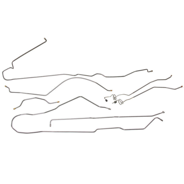 1977-85 Jeep J-20 Std. Cab Longbed Brake Line Kit, Stainless