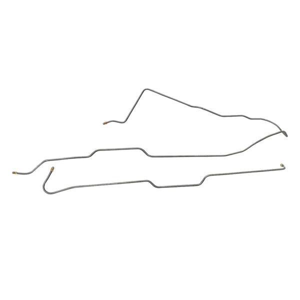 1976-83 Jeep CJ5, 1976-86 CJ7, 1981-85 CJ8 3/16" Right & Left Front Brake Lines 2pc, Stainless