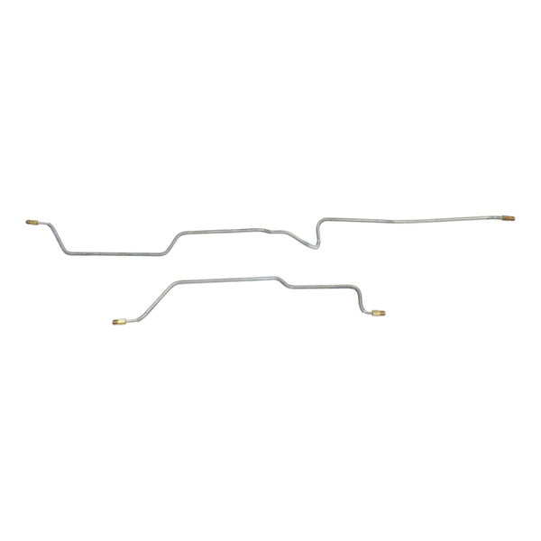 1997-06 Jeep Wrangler TJ  Non-ABS 3/16" Rear Axle Brake Lines 2pc, Stainless