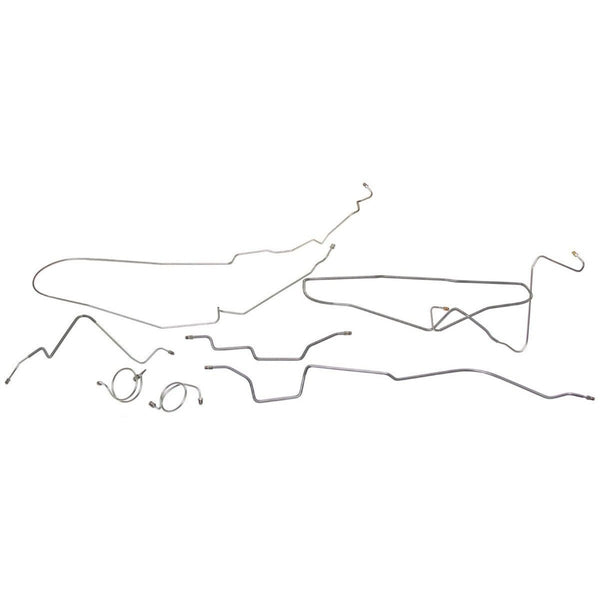 1999-04 Jeep Grand Cherokee (WJ) Complete Brake Line Kit 9pc, Stainless