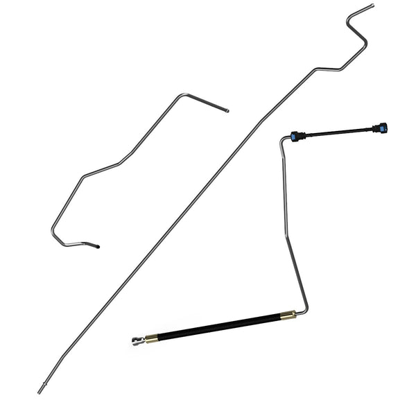 1991-95 Jeep Wrangler YJ 5/16" Main Fuel Lines 3pc, Stainless