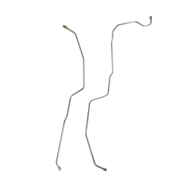 1976-79 Jeep CJ-7 Trans Cooler Lines 2pc, T-400, 6cyl, Stainless