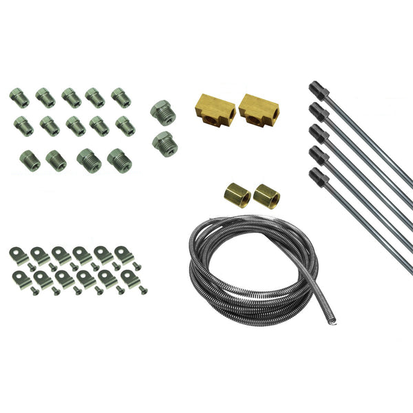 DIY Brake Plumbing Kit With Tube And Hardware Stainless