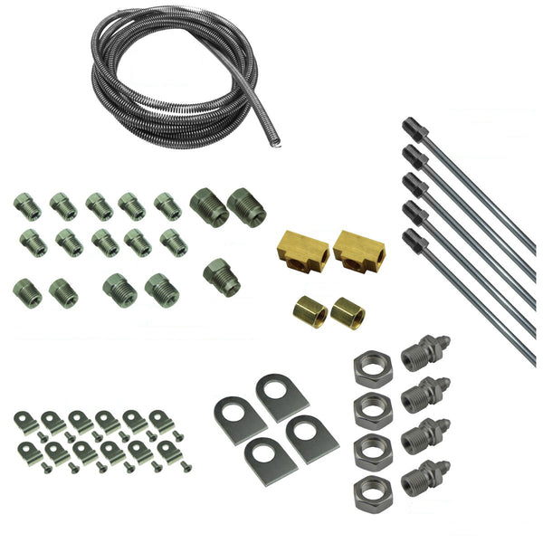DIY Brake Plumbing Kit For Mopars Includes Tube Brackets And Hardware Stainless