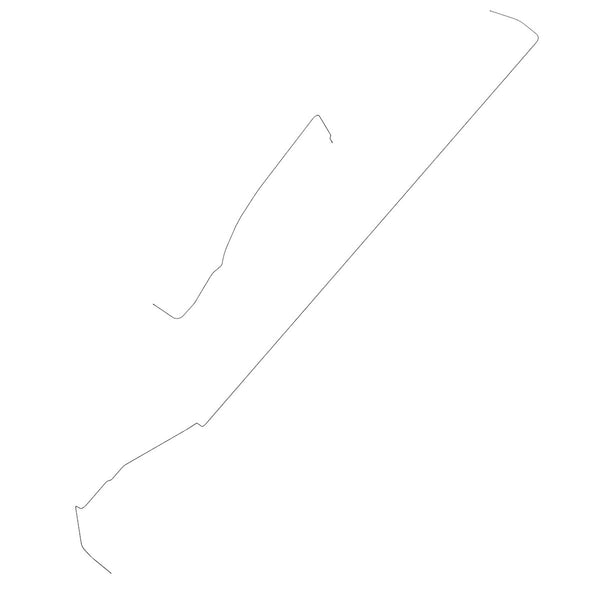 1966 Lincoln Continental 3/16" Return Fuel Lines 2pc, Stainless