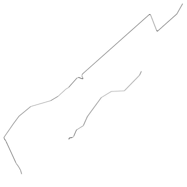 1968-69 Mercury Cougar 5/16" Main Fuel Lines 2pc, Stainless