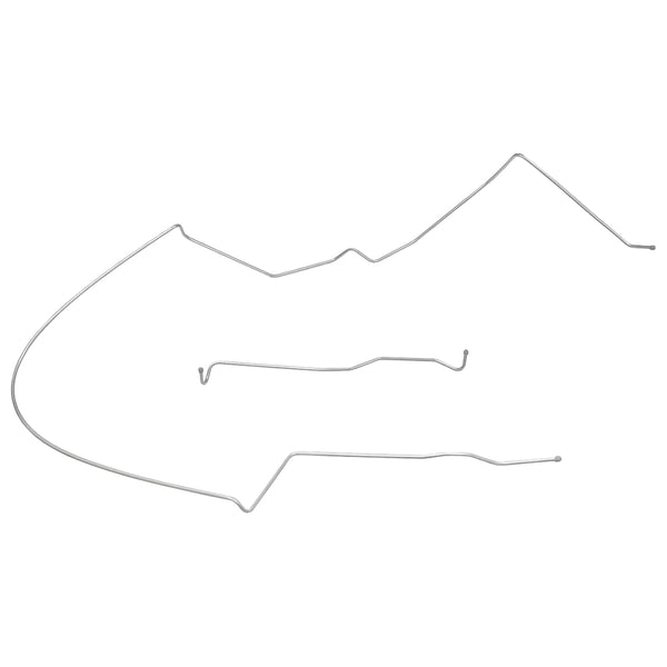 1970-71 Mercury Montego/Cyclone Tank to Pump 3/8" Main Fuel Lines 2pc, Stainless