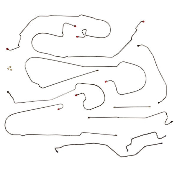 1999-02 Chevrolet GMC 4WD 1500 (Non-HD) Ext. Cab Short & Long Bed Complete Brake Line Kit Stainless
