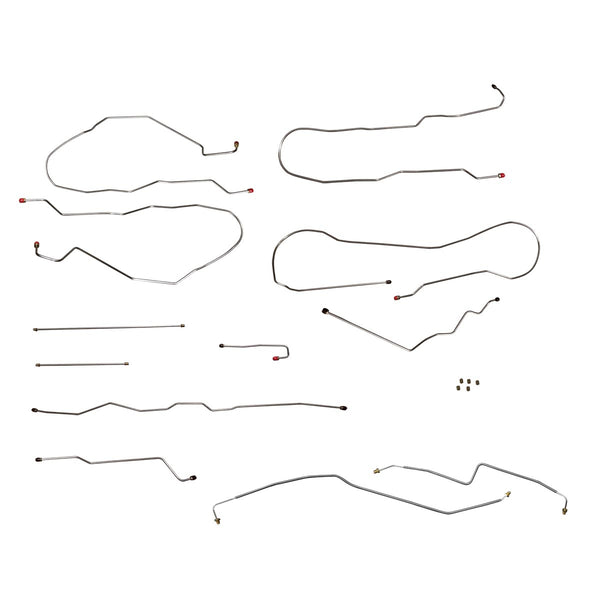 1999-07 Chevrolet GMC  2WD 4WD 2500HD 3500 All Cab Sizes/Bed Lengths Dually Brake Line Kit 10pc, Stainless