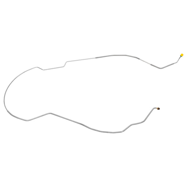 1970-72 Oldsmobile Cutlass/442/F85 Hardtop Power/Manual Drum 1/4" F to R Brake Line 1pc, Stainless