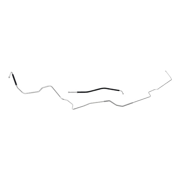 1968-69 Oldsmobile Cutlass 442 F85 Hardtop (PS Routing) 3/8" Main Fuel Lines 2pc, Stainless