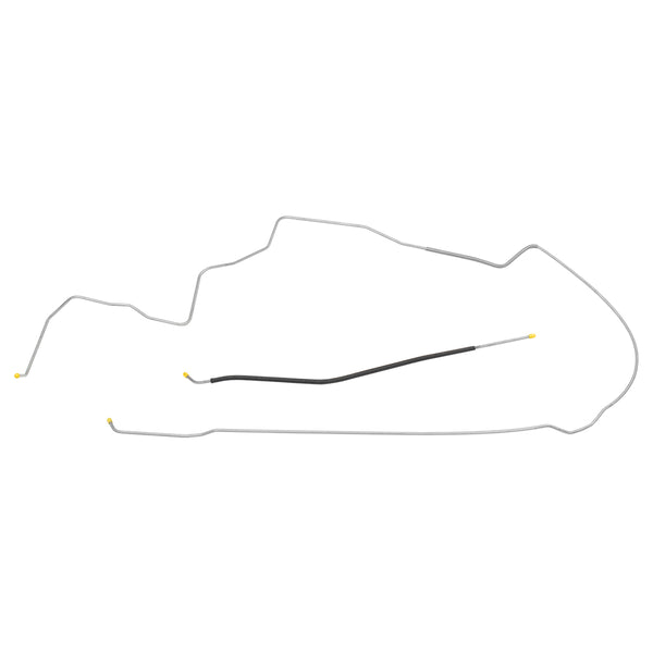 1970 Oldsmobile Cutlass 442 F85 Convertible (PS Routing) 1/4" Fuel Return Lines 2pc, Stainless