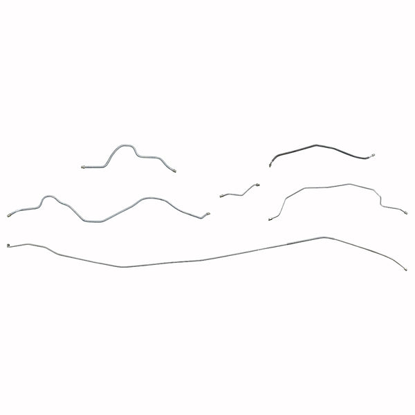 1940 Oldsmobile G-40 Series 70 116.0" WB Drum Brake Line Kit 6pc, Stainless