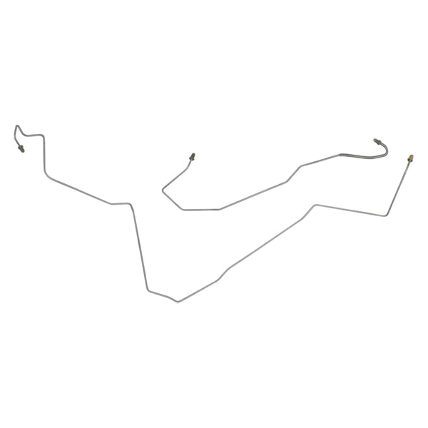 1999-05 Pontiac Grand Am SE Front Disc/Rear Drum w/ABS (Side of ABS) 3/16" Right & Left Front Brake Lines 2pc, Stainless