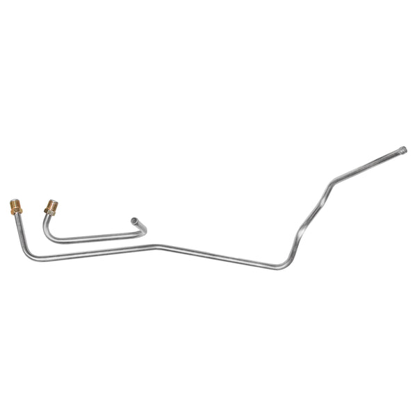 1967-72 Plymouth A-Body 383/440CID 4bbl Carter AVS 5/16" Pump to Carb Lines 2pc, Stainless