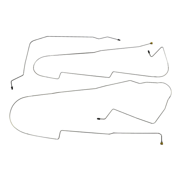 2000-05 Pontiac Bonneville Four-Wheel Disc w/ABS Mid Chassis Brake Line Kit 5pc, Stainless