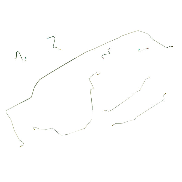 1969 Pontiac Bonneville Convertible Power Disc Brake Kit 8pc, Stainless