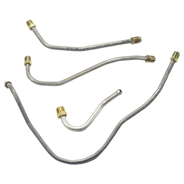 1961-62 Pontiac Bonneville 124" WB 5/16", 3/8" Tri-Power Lines 4pc, Stainless