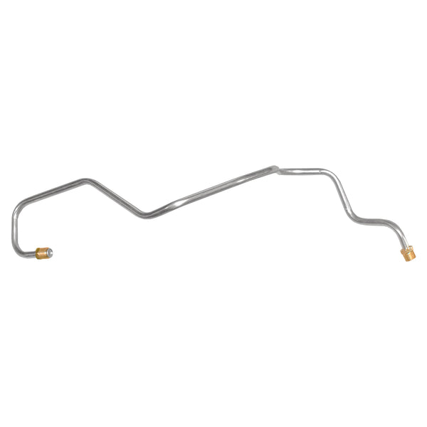 1969 Pontiac Bonneville V8 4bbl (Bottom Outlet Passes PS of Thermostat Housing) 3/8" Pump to Carb Line 1pc, Stainless